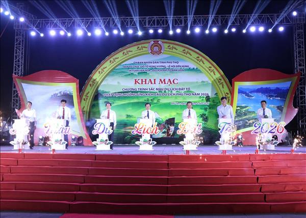 Sắc màu Du lịch Đất Tổ 2026: Quảng bá văn hóa Phú Thọ, thu hút du khách trải nghiệm