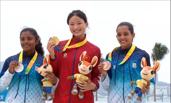 https://imagevietnam.vnanet.vn/Việt Nam có huy chương vàng đầu tiên tại Đại hội Thể thao Bãi biển châu Á 2026