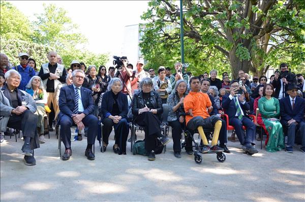 First European memorial to AO/dioxin victims inaugurated in Paris