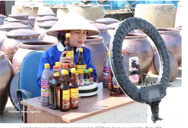 Les technologies numériques propulsent les produits OCOP vers de nouveaux marchés