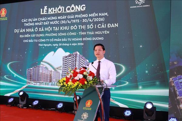 Thái Nguyên khởi công đồng loạt 10 dự án chào mừng Ngày Giải phóng miền Nam