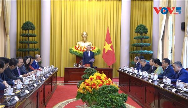 អគ្គលេខាបក្ស ប្រធានរដ្ឋលោក តូ ឡឹម៖ កិច្ចការបរទេសត្រូវតែបើកផ្លូវសម្រាប់ការអភិវឌ្ឍ