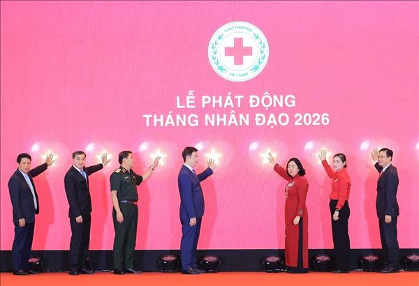 Phát động Tháng Nhân đạo 2026 với nhiều hoạt động trợ giúp cộng đồng