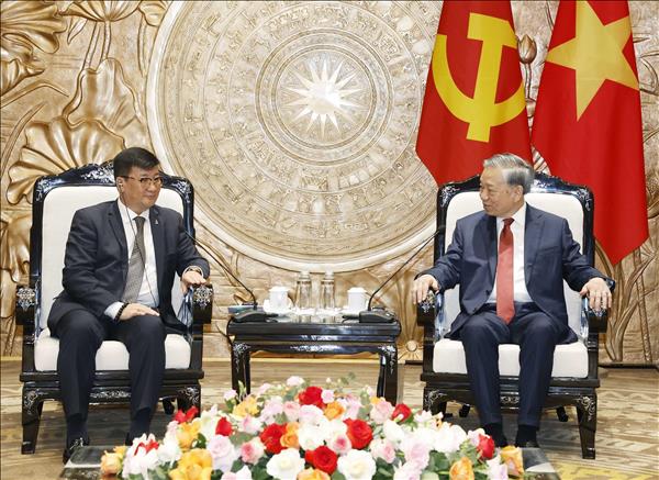 Tổng Bí thư, Chủ tịch nước Tô Lâm tiếp Đại sứ Mông Cổ 