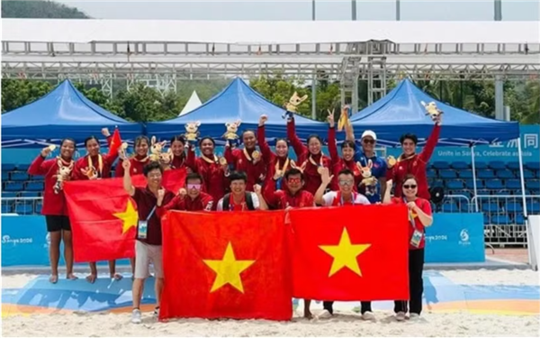 Beach handball: le Vietnam conserve sa couronne aux Jeux asiatiques de plage