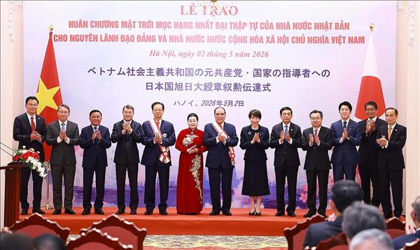 Japan bestows Order of the Rising Sun on former Vietnamese leaders
