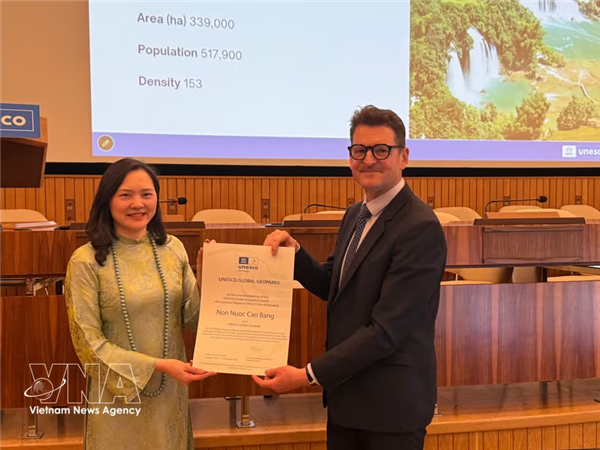 Non Nuoc Cao Bang Reaffirms Status as Global Geopark