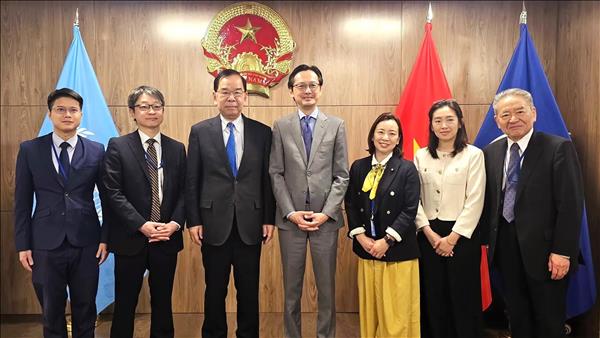 주유엔 베트남 대사 베, 일본과의 발전 관계 중시