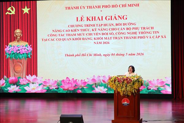 Chuẩn hóa năng lực tham mưu chuyển đổi số trong các cơ quan Đảng