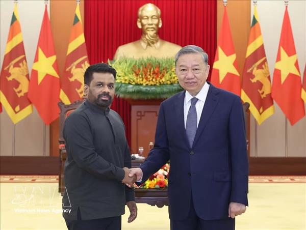 Vietnam y Sri Lanka fortalecerán confianza política con visita de To Lam