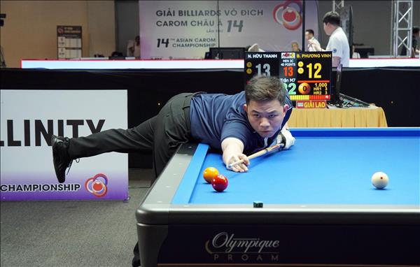 14th Asian Carom Championship kicks off in Ho Chi Minh City