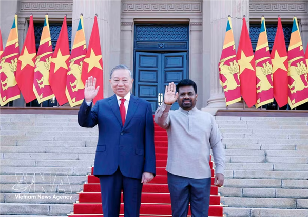 Efectúan ceremonia oficial de bienvenida al máximo dirigente vietnamita en Sri Lanka