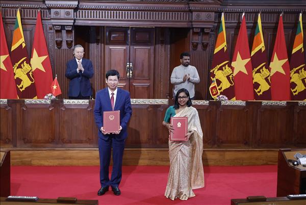 Việt Nam - Sri Lanka tăng cường trao đổi hợp tác 