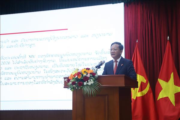 Lan tỏa giá trị tư tưởng Hồ Chí Minh và tinh thần Đại hội XIV tại Lào
