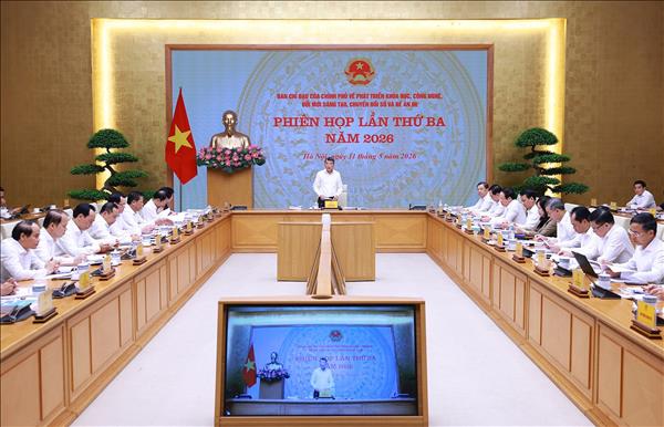 Thủ tướng Lê Minh Hưng: Tạo chuyển biến thực chất trong phát triển khoa học công nghệ, đổi mới sáng tạo và chuyển đổi số