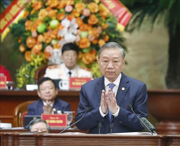 Tổng Bí thư, Chủ tịch nước Tô Lâm phát biểu chỉ đạo Đại hội XI Mặt trận Tổ quốc Việt Nam