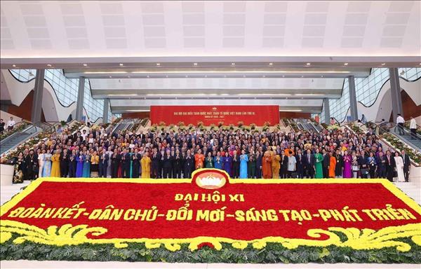 Thành công của Đại hội đại biểu toàn quốc MTTQ Việt Nam lần thứ XI là minh chứng cho sức mạnh của khối đại đoàn kết toàn dân tộc​