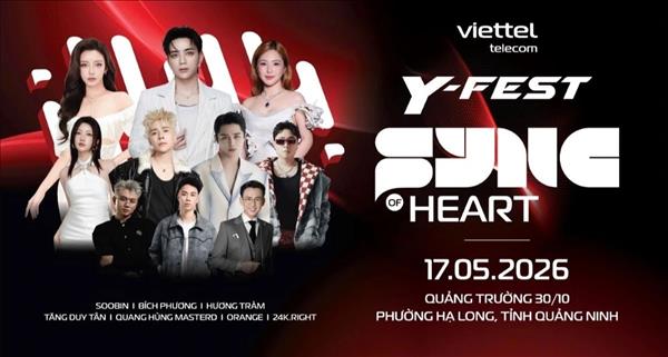 2026년 비엣텔 Y-Fest 콘서트, 오는 5월 15일 17일 3일간 개최