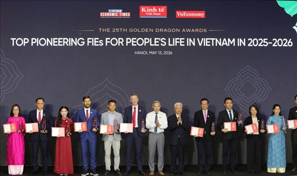 ゴールデン・ドラゴン賞2026、ベトナムにおけるFDI企業の価値広げ、投資への信頼つなぐ
