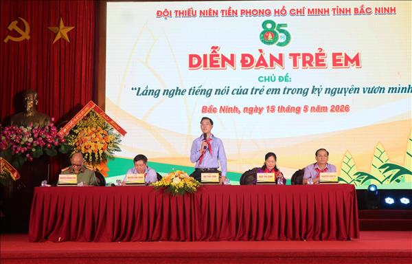 Diễn đàn trẻ em: Nơi trẻ em được lắng nghe, tôn trọng và đồng hành