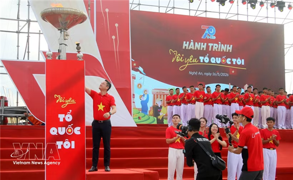 Lanzan Itinerario Amo mi Patria 2026 con motivo del 70º aniversario de la Unión de Jóvenes de Vietnam
