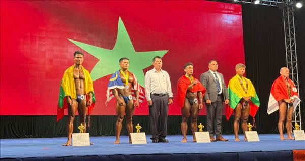 Việt Nam giành 3 HCV, 1 HCB và 5 HCĐ ngày thi đầu tiên tại giải vô địch thể hình  fitness Đông Nam Á 2026