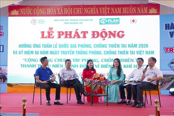 Đồng loạt tổ chức các hoạt động chung tay phòng, chống thiên tai