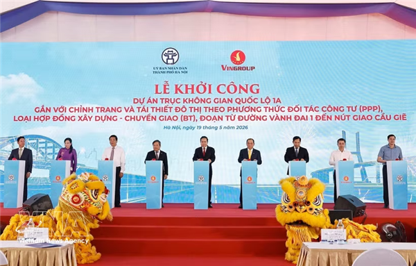 Comienzan las obras de ampliación de la carretera 1A en Hanoi