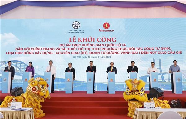 Comienzan las obras de ampliación de la carretera 1A en Hanoi