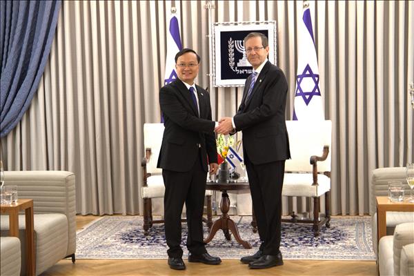 Tổng thống Israel đánh giá Việt Nam là đối tác năng động, có vai trò ngày càng quan trọng tại Đông Nam Á