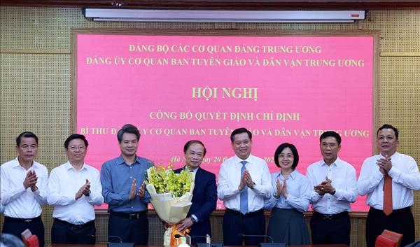 Ông Phạm Tất Thắng được chỉ định làm Bí Thư Đảng ủy Cơ quan Ban Tuyên giáo và Dân vận Trung ương
