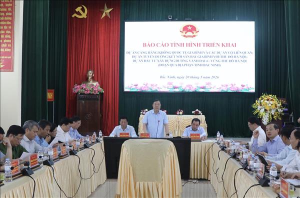 Phó Thủ tướng Phạm Gia Túc kiểm tra tình hình triển khai Dự án Cảng hàng không quốc tế Gia Bình