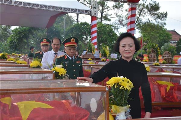 Memorial, reburial service held for 80 martyrs repatriated from Laos