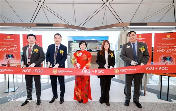 富国岛开通往返中国香港直飞航线