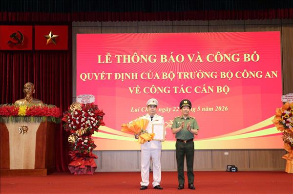 Đại tá Bùi Quyết Toán giữ chức Giám đốc Công an tỉnh Lai Châu