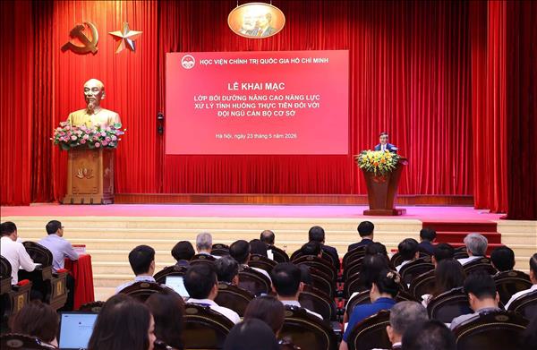 Nâng cao năng lực xử lý tình huống thực tiễn đối với cán bộ cơ sở