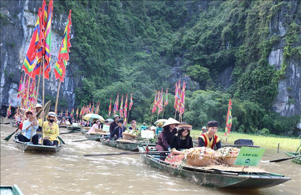 Lễ hội Sắc vàng Tam Cốc mang đậm bản sắc văn hóa nông nghiệp