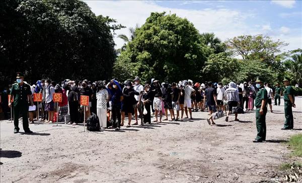 An Giang accueille 137 citoyens vietnamiens repatriés du Cambodge