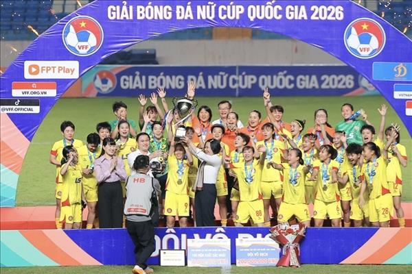 Thành phố Hồ Chí Minh vô địch Giải bóng đá nữ Cúp quốc gia năm 2026