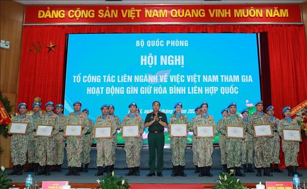 Việt Nam chuẩn bị triển khai 7 loại hình đơn vị mới tham gia gìn giữ hòa bình