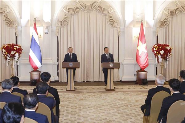 Tổng Bí thư, Chủ tịch nước Tô Lâm: Việt Nam – Thái Lan sẽ đẩy mạnh hợp tác các lĩnh vực tiềm năng