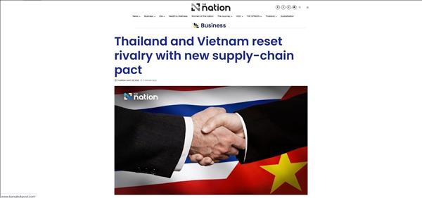 Truyền thông Thái Lan đưa tin đậm nét về chuyến thăm chính thức của Tổng Bí thư, Chủ tịch nước Tô Lâm