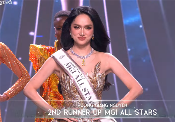 베트남 흐엉 장, 2026 미스 그랜드 올스타즈에서 선전하며 3위 차지