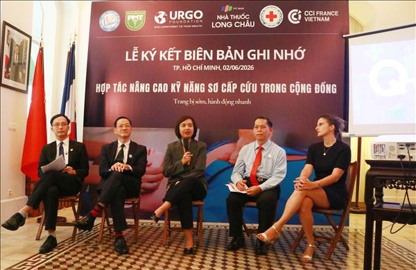 Hợp tác Pháp - Việt xây dựng mạng lưới sơ cấp cứu cộng đồng