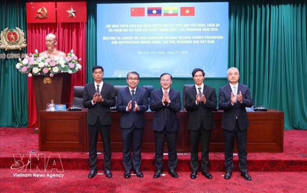 Vietnam, China, Laos, Myanmar launch joint anti-drug crime crackdown