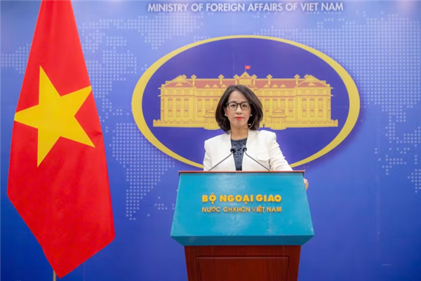 越南外交部例行记者会：越南始终尊重各国在东海上的航行和飞越自由