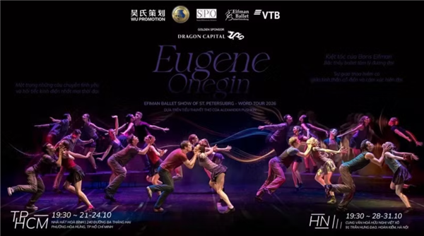 Le Ballet dEifman de Saint-Pétersbourg fera son retour au Vietnam en octobre