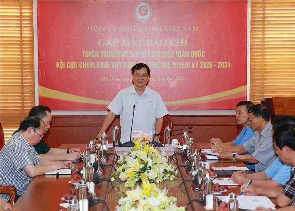 Đại hội đại biểu toàn quốc Hội Cựu chiến binh Việt Nam lần thứ VIII diễn ra từ 15-17/6