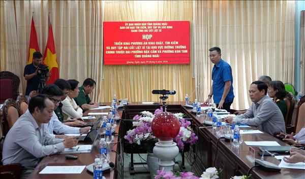 Khai quật mộ liệt sĩ tập thể tại đường Trường Chinh (Quảng Ngãi): Sẽ đào 4 rãnh thăm dò