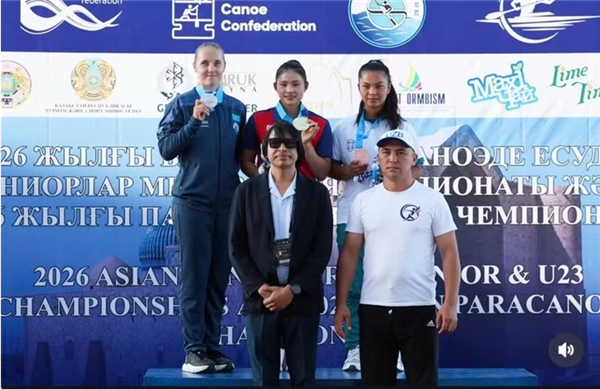 La Vietnamienne Diêp Thi Huong remporte trois titres asiatiques en canoë-kayak